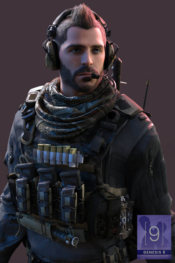 Daz Cod COD John 'Soap' MacTavish for G9 Daz by zeppersDA on DeviantArt