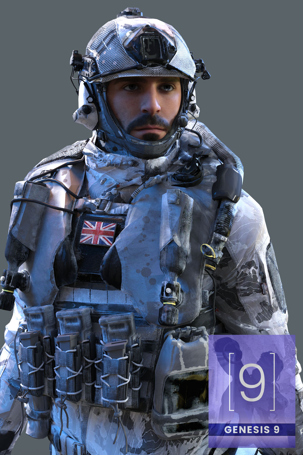 Daz Cod COD Soap Tundra Outfit for G9 Daz by zeppersDA on DeviantArt