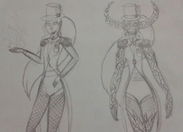 The Magician's forms(uncoloured)