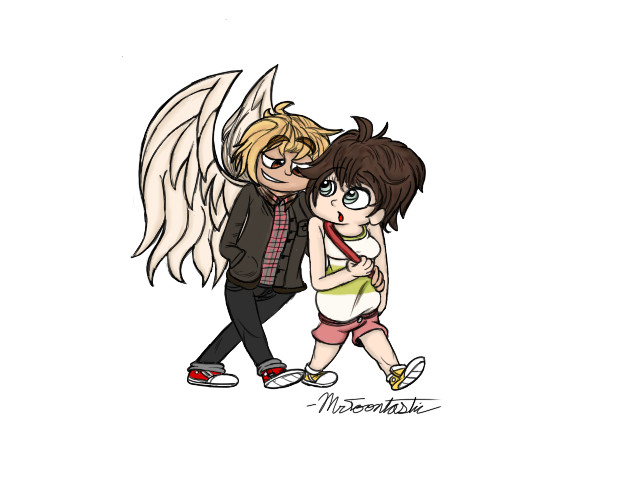 An Angelic Pair OC Commission