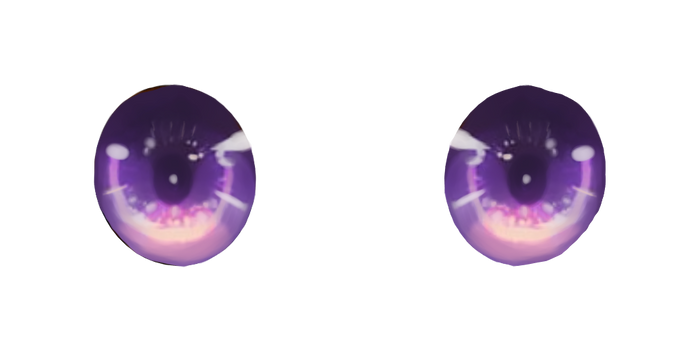 Purple VRoid Eyes