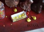 Tweets- Marshmallow Chicks 1:12 Scale by TheMiniatureBazaar