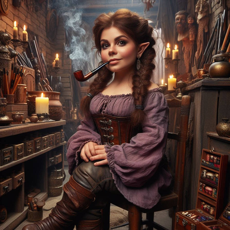 Female Dwarf Merchant 2 by FoxPesdassi on DeviantArt