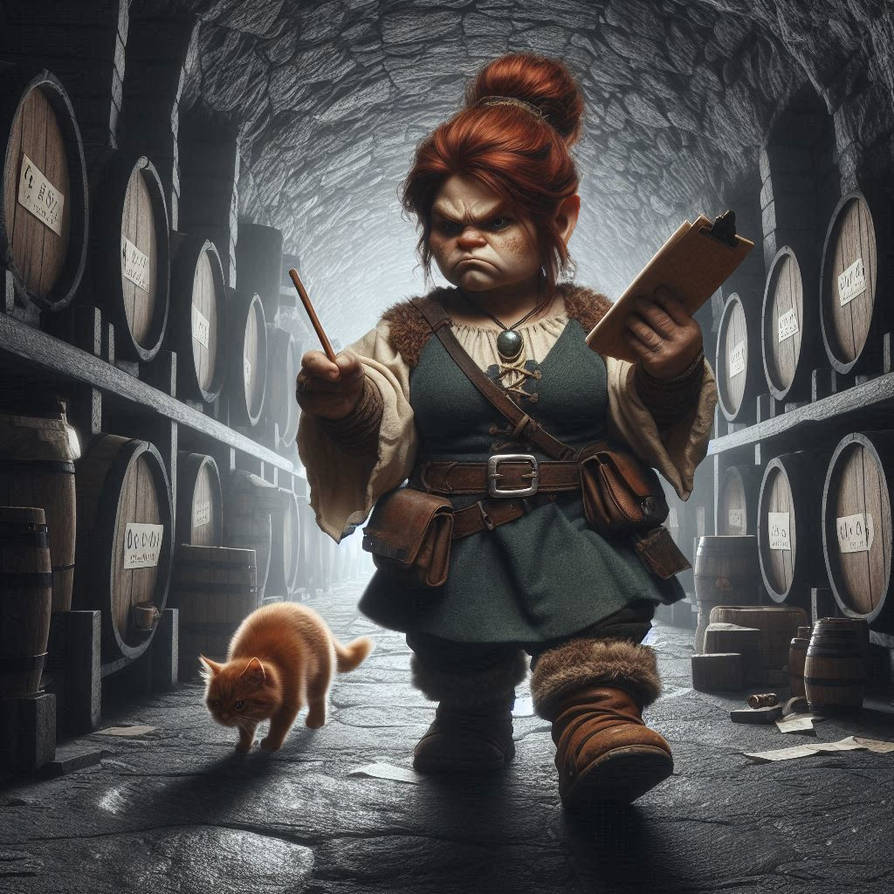 Pantler Butler Female Dwarf Pantler by FoxPesdassi on DeviantArt