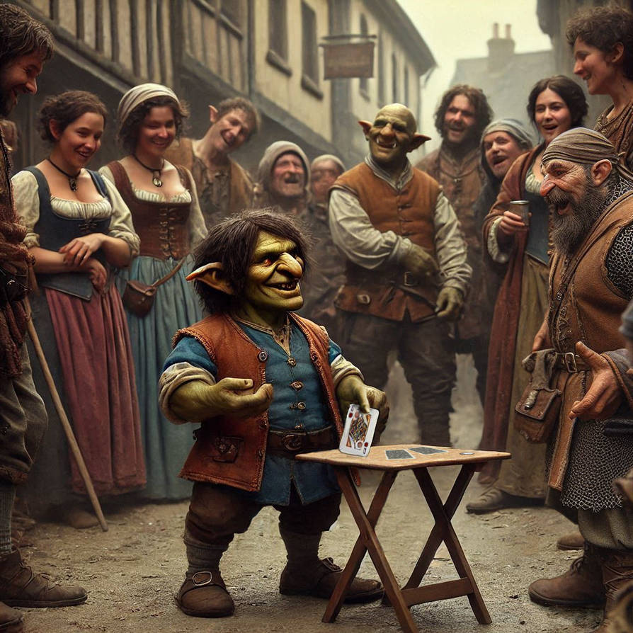 Male Goblin Thimblerigger by FoxPesdassi on DeviantArt