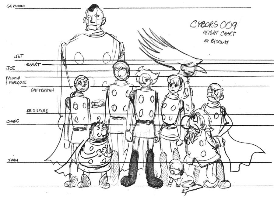 Cyborg Height Cyborg 009 Height Chart by inertbiscuit on DeviantArt