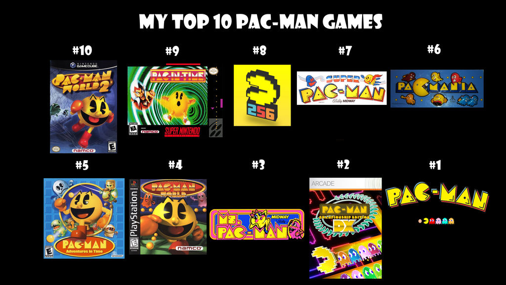 My Top 10 Pac Man Games By Alexmination98 On Deviantart
