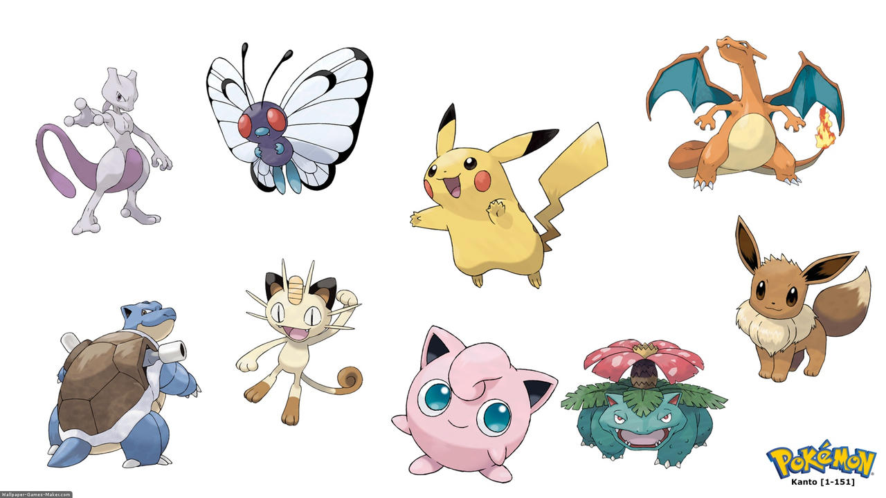 Gen1 Pokemon Gen 1 Wallpaper by Alexmination98 on DeviantArt
