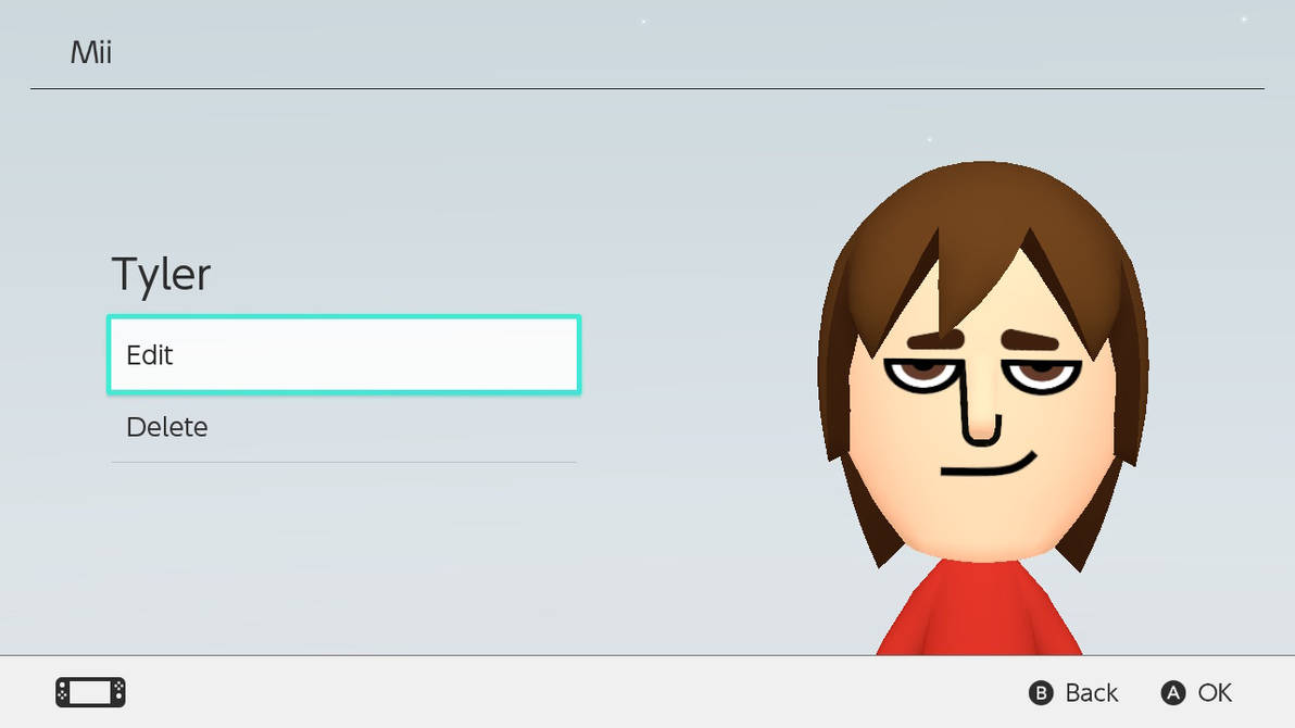 Tyler as a Mii by Alexmination98 on DeviantArt