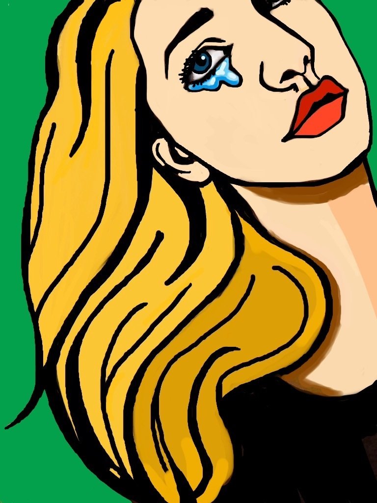 Pop art self portrait