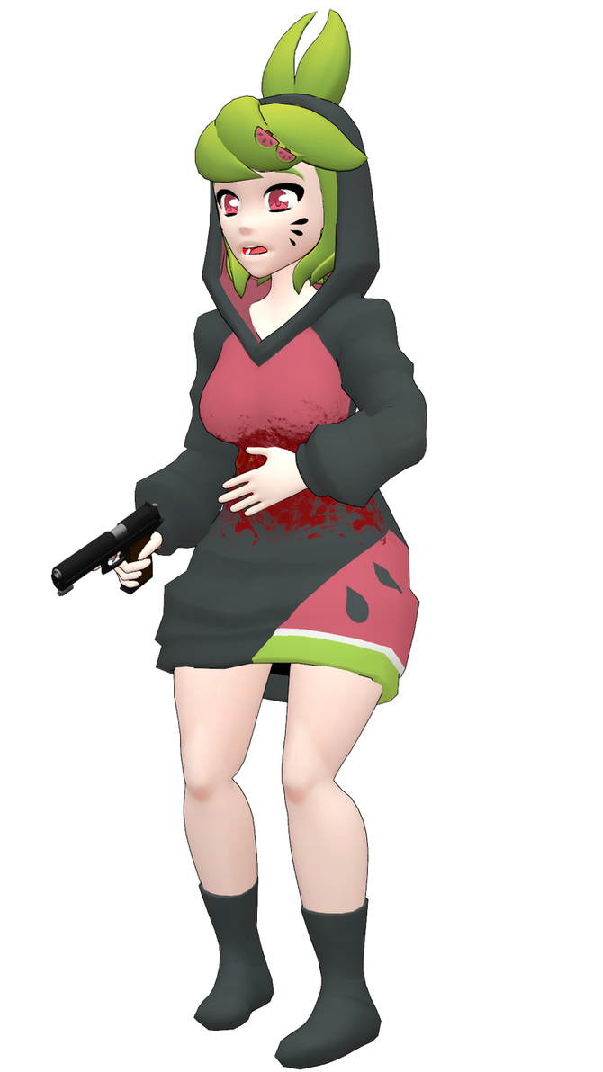 Rendermelony Rapper Melony #2 (Wounded) Render by saikobichitaru64 on DeviantArt