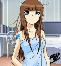 Natsumi no disheveled hair!~