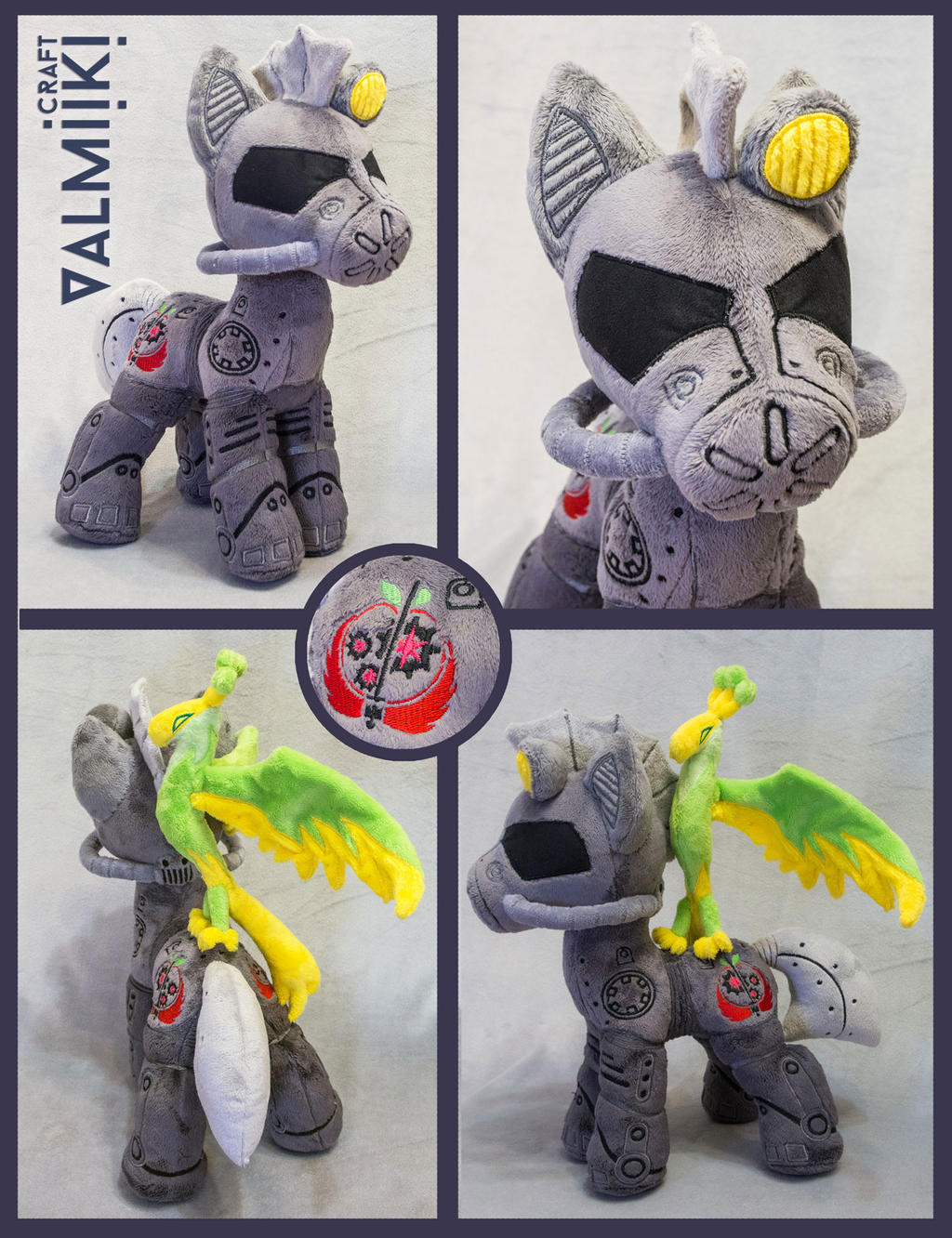 Steelhooves and Pyrelight by Valmiiki