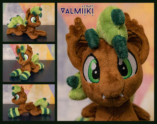 Lying pony OC plush 10inch on a simplified pattern