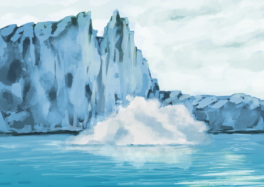 Falling Glacier