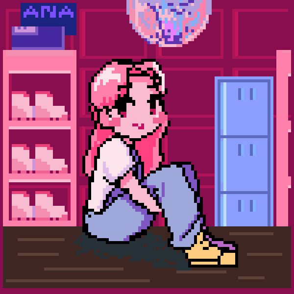 Pata pata pixel art animation by me (for daily pixel art twitter with the  theme splash) : r/HitoriBocchiOfficial