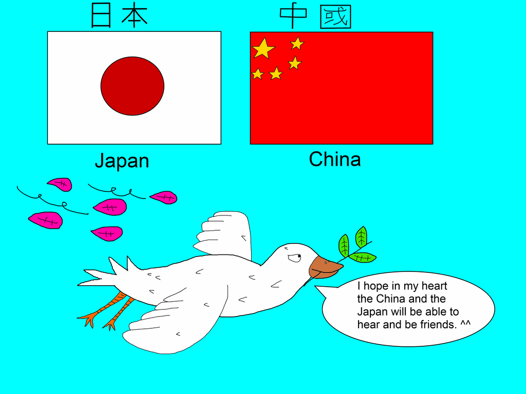 For a Peace between the China and the Japan.