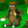 A Bear in the Forest ( lumberjack )