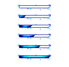 Blue Pixel Progress bars
