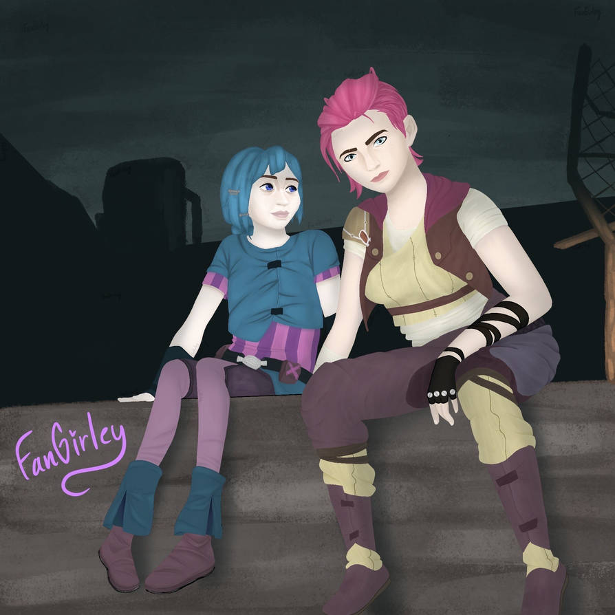 Arcane | Powder and Vi by FanGirley on DeviantArt