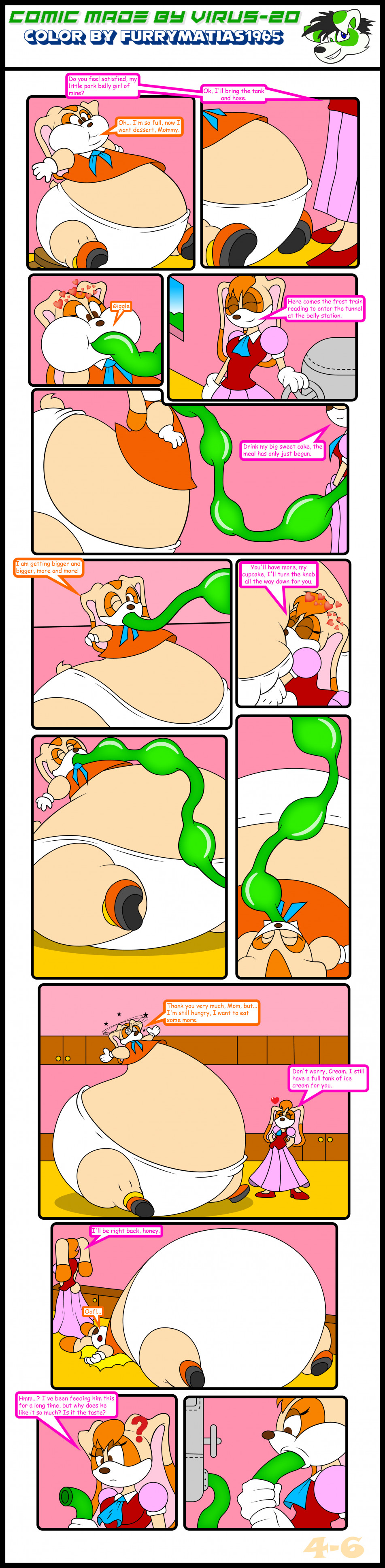Cream The Rabbit Arm Cream The Rabbit THE BIG MEAL PG 2 By Furrymati by RecaTails on DeviantArt