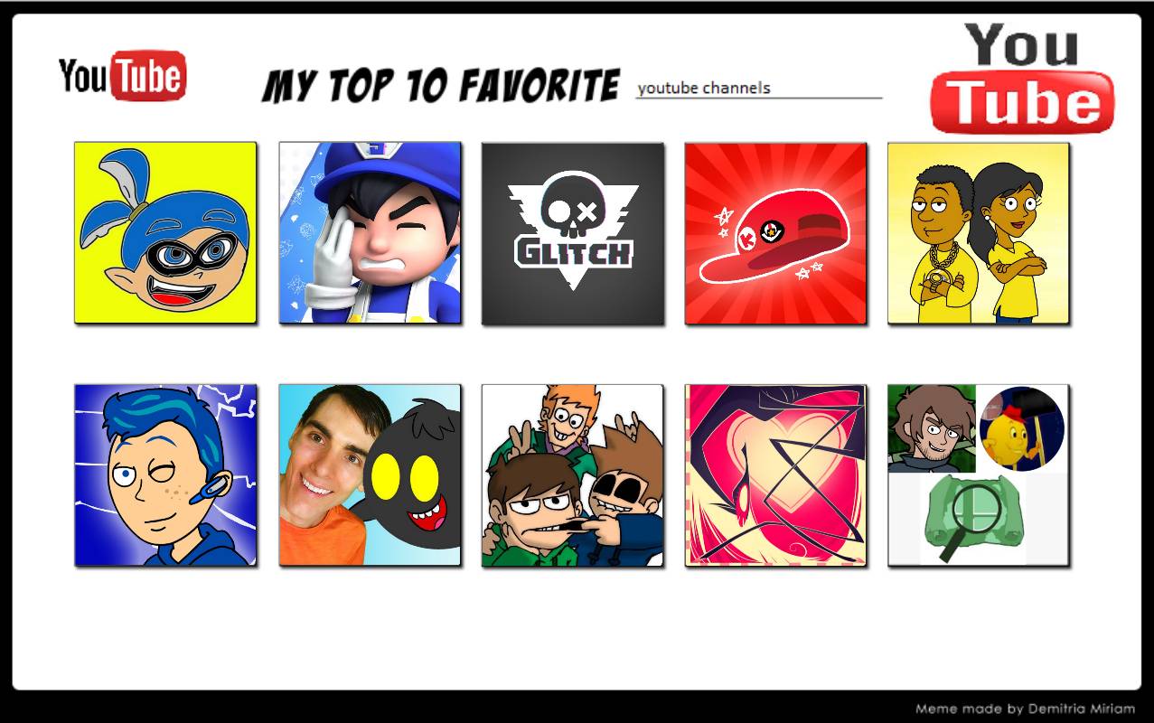 Mario's Favorite Youtube channels by mae9sow9woa9a00 on DeviantArt