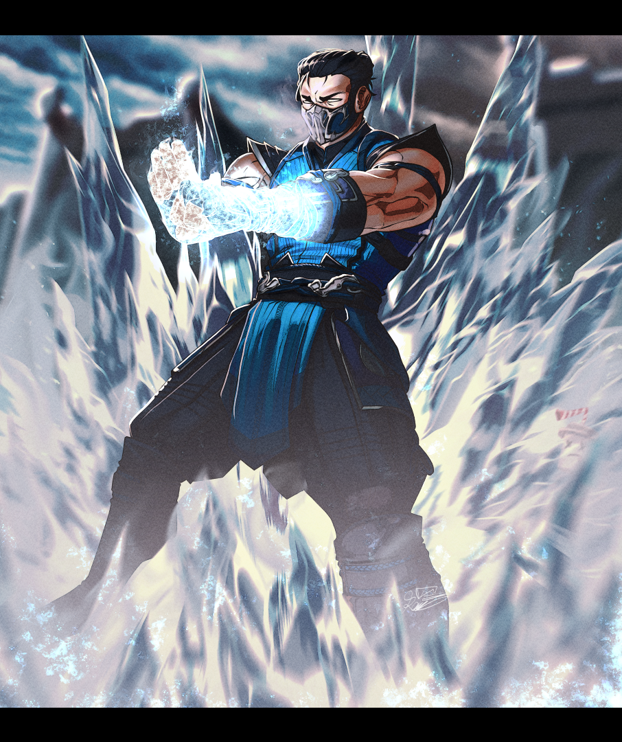 Sub-Zero mk1 fanart (commission) by JoeTheCup on DeviantArt
