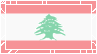 Pastel Lebanese Flag