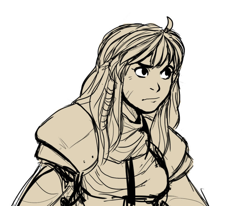 Grumpy Knight by vesiel on DeviantArt