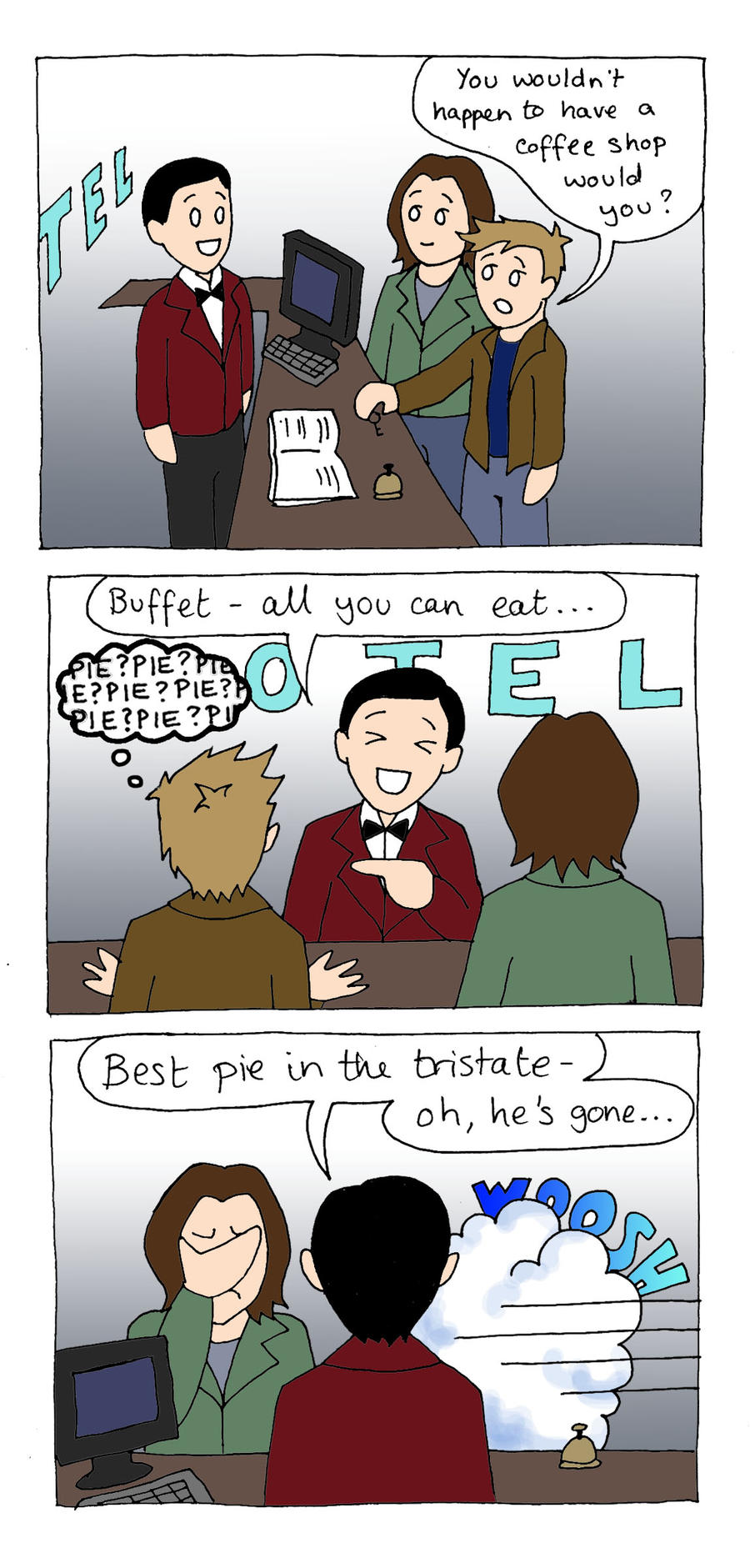 Dean Winchester, A Pie-ous Man