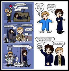 Sherlock doodles: A Funny Pair