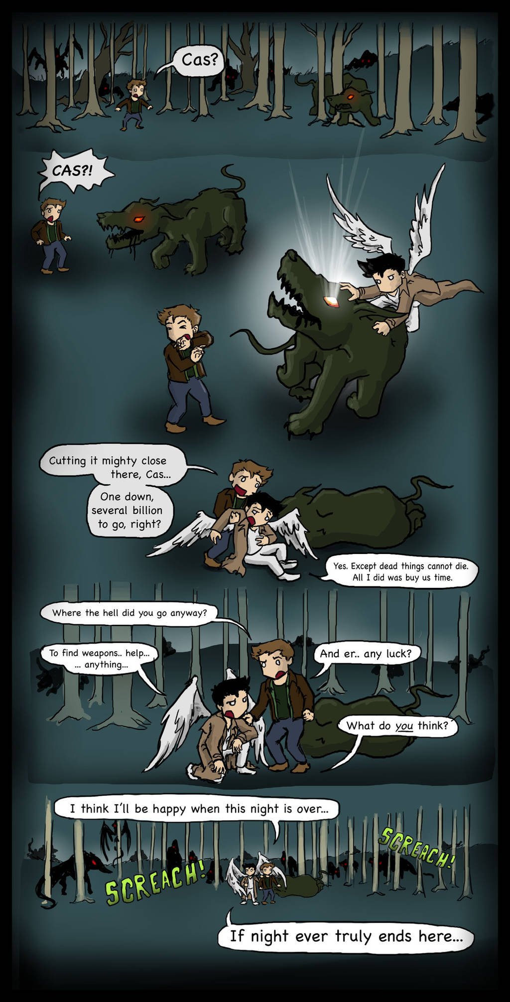 SPN: Purgatory pt 1 by blackbirdrose