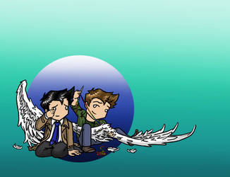 Dean/Cas: Take These Broken Wings and Learn To Fly