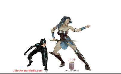 Catwoman and Wonder Woman