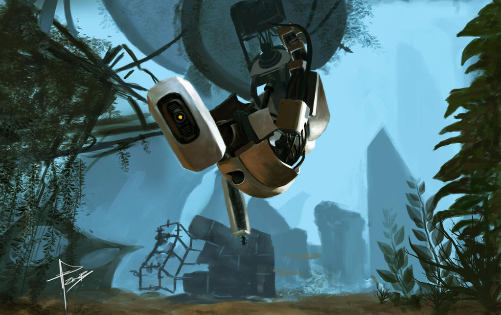 GlaDOS by z0h3 on DeviantArt