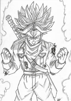 Trunks SSJ Fan Art