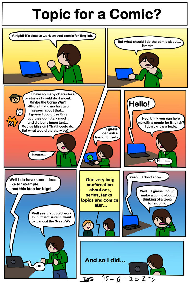 Comic Topic Ideas Topic for a Comic? (English Comic Project) by TvosDrawings on DeviantArt