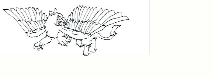 Gryphon Line Art