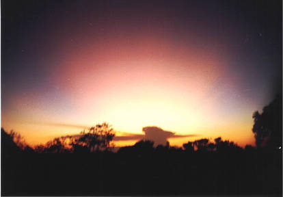 Sunset in Kenya