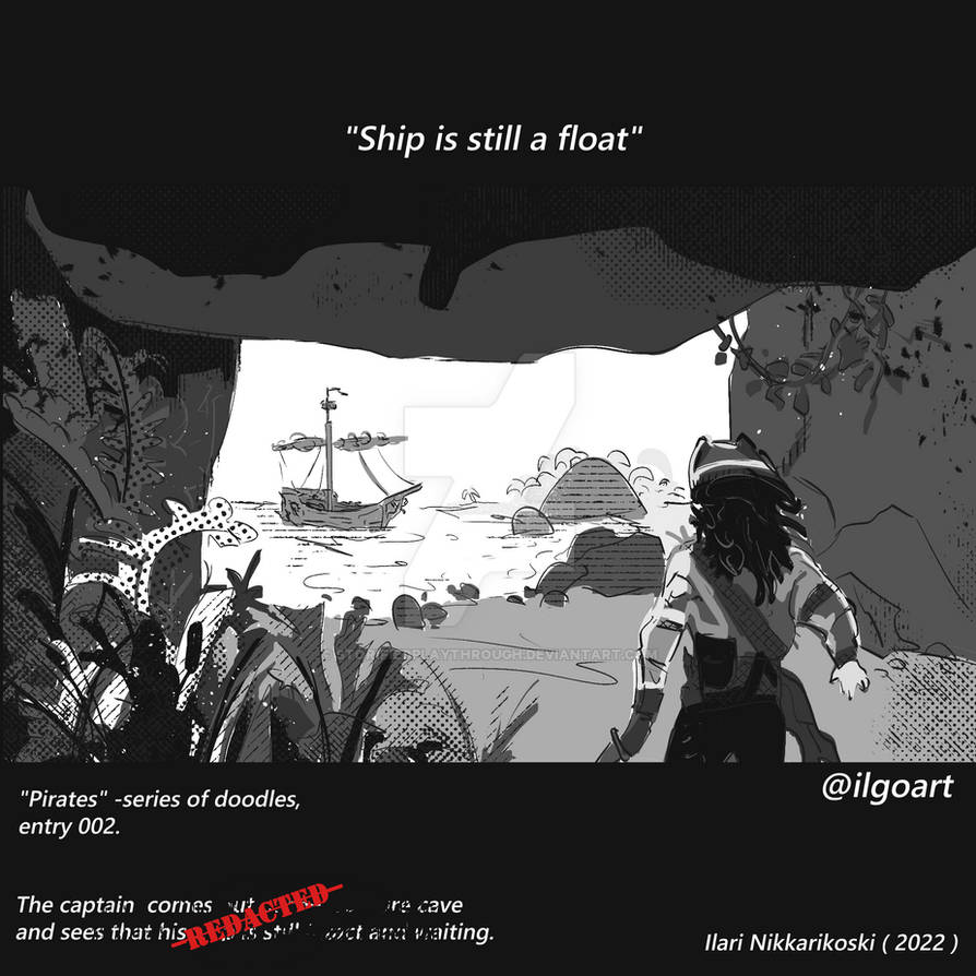 Ship is still a float -sketch by StorifiedPlaythrough on DeviantArt