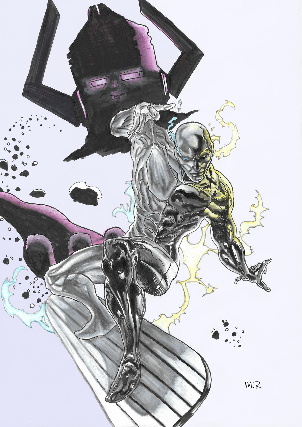 Silver Surfer, Marvel Superhero, Galactus Herald
