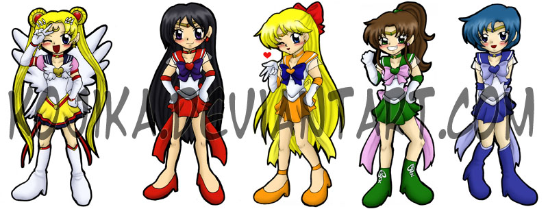 Sailor Moon Bookmark Set