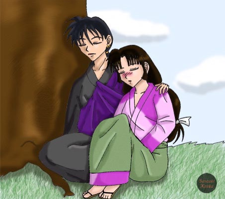 Sakura VDay Miroku x Sango