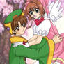 Sakura and Syaoran for Komiko