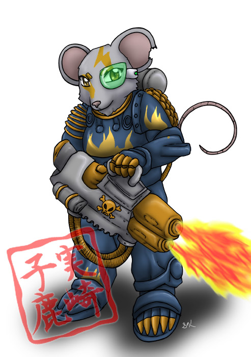 Commission: Mouse Warrior