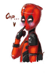 Oopsie daisy - Deadpool Sketch