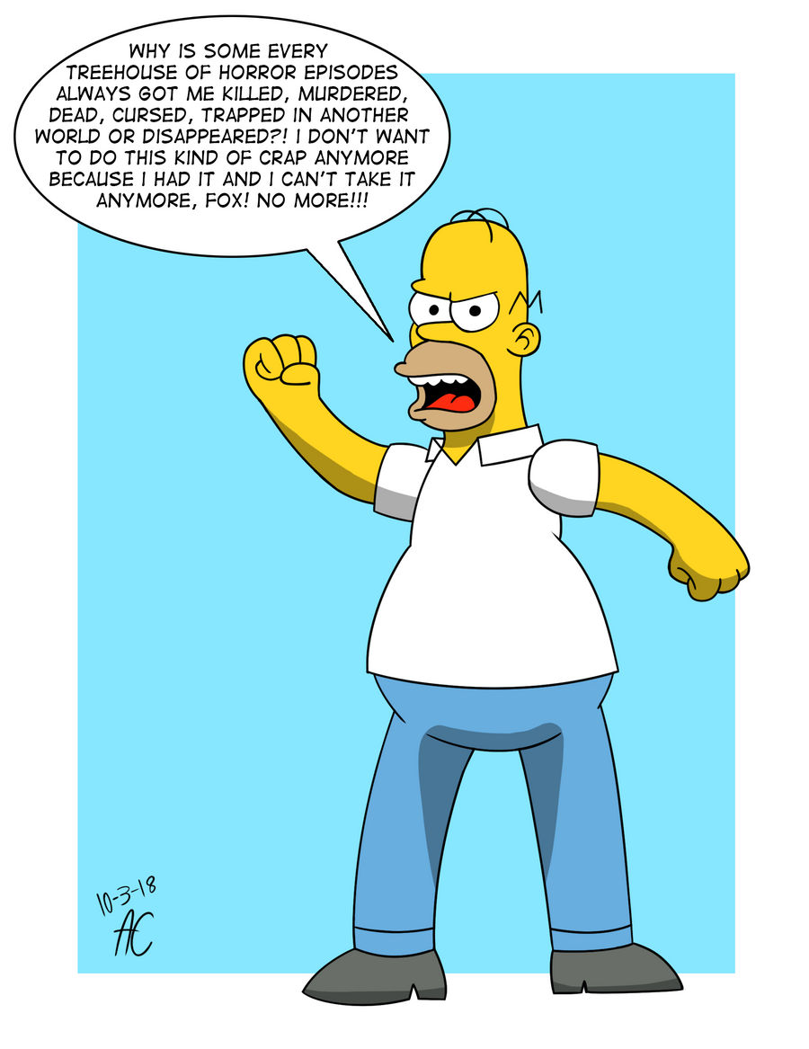 Homer Rage Rising Homer's Protest by AaronTheMeerkat on DeviantArt