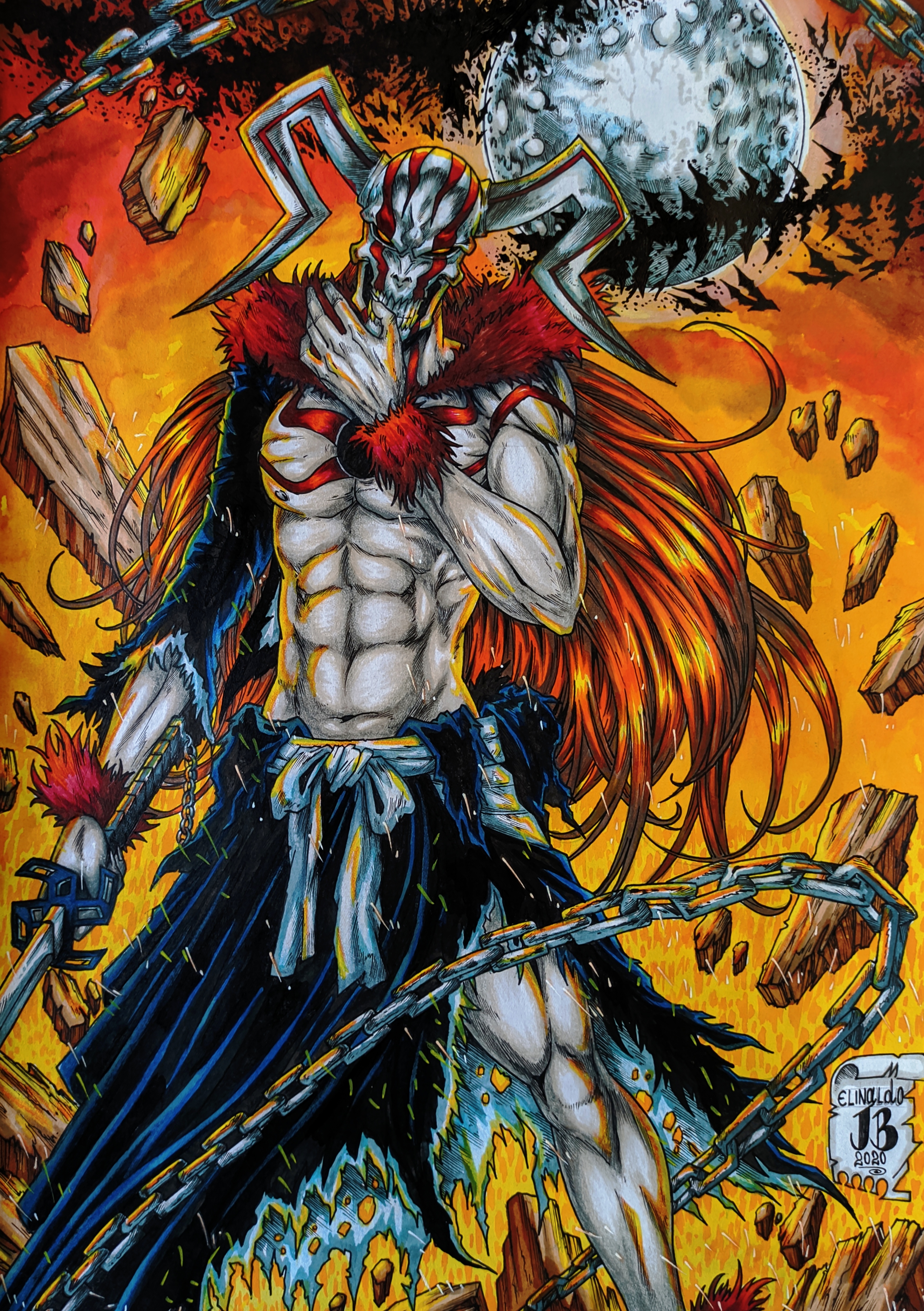 Top 10 Bleach ichigo Vasto Lorde 4K vertical Wallp by TheSyanArt on  DeviantArt