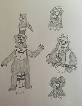 Country Bears sketch dump