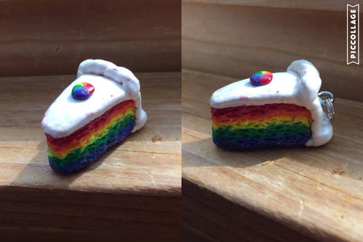 Rainbow Cake Charm